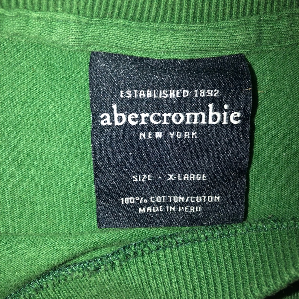Funny abercrombie kids green short sleeve shirt XL - Picture 3 of 3